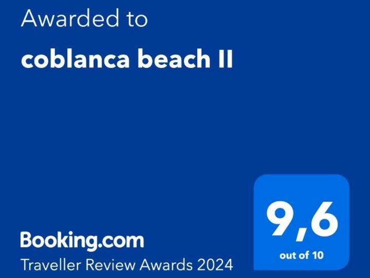 ベニドルムCoblanca Beach IIアパートメント エクステリア 写真